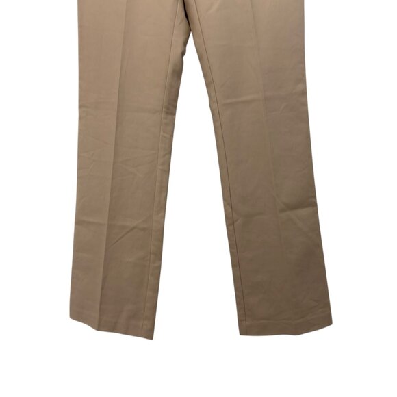 Ann Taylor Beige Womens Dress Pants Size 4 Cotton/Spandex Blend With Pockets - Picture 9 of 11